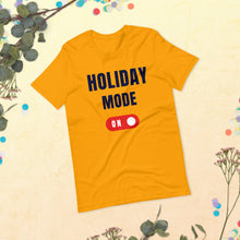 Load image into Gallery viewer, Holiday Mode T shirt , custom holiday logo t shirts ,| J and p hats