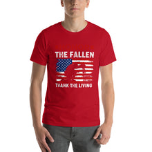 Load image into Gallery viewer, Honoring The Fallen Thank The Living Shirt, Memorial Day 2022 Tee, Veteran's Da | j and p hats