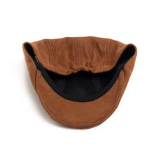 Load image into Gallery viewer, Mens Flat Cap - Winter suede style cap