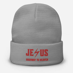 Jesus Religious Gift:Embroidered  Beanie