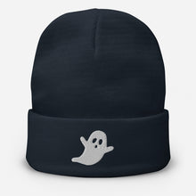 Load image into Gallery viewer, Ghost Embroidered Beanie Halloween Hat