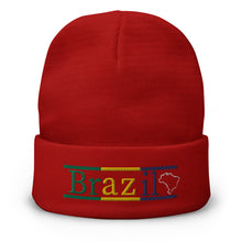 Load image into Gallery viewer, Brazil Gift :Embroidered Brazil Beanie  