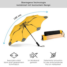 Load image into Gallery viewer, Blunt Metro 2.0 Umbrella Folding Windproof Yellow 100 x 37 centimetres