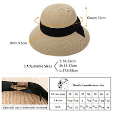 Load image into Gallery viewer, Comhats- Straw Beach Sun Hat - J and p hats 