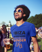 Load image into Gallery viewer, Ibiza weekender funny stag hen party t shirt | J and P Hats