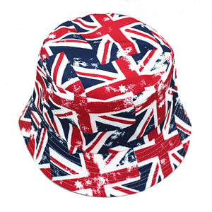 Union Jack Bucket Hat - Bucket Hats | j and p hats