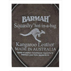 Barmah Hat - 1019 Sundowner Kangaroo Leather Brown-J and p hats -