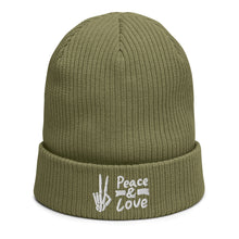 Load image into Gallery viewer, Peace Sign Beanie | j and p hats 