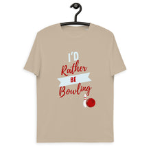 Load image into Gallery viewer, I d rather Be Bowling Funny slogan  t shirt | j and p hats