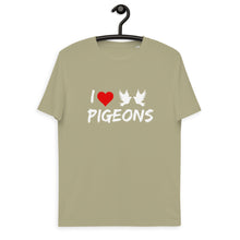 Load image into Gallery viewer, I ❤️Pigeons Funny Slogan T SHIRT | j and p hats