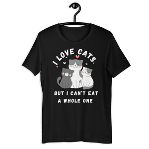 I love cats but can’t eat a whole one | j and p hats 