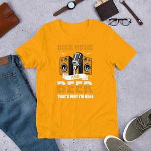 Rock Music And Beer T shirt - j and p hats