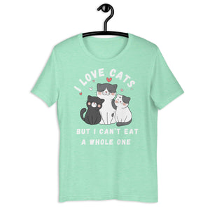 I love cats but can’t eat a whole one | j and p hats 