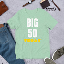 Load image into Gallery viewer, 50th Birthday gift   Printed T Shirt | j and p hats 