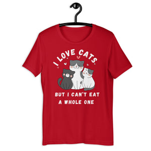 I love cats but can’t eat a whole one | j and p hats 