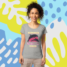 Load image into Gallery viewer, Woman’s Summer T Shirt - dolphin t shirt | j and p hats 