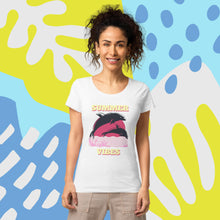 Load image into Gallery viewer, Woman’s Summer T Shirt - dolphin t shirt | j and p hats